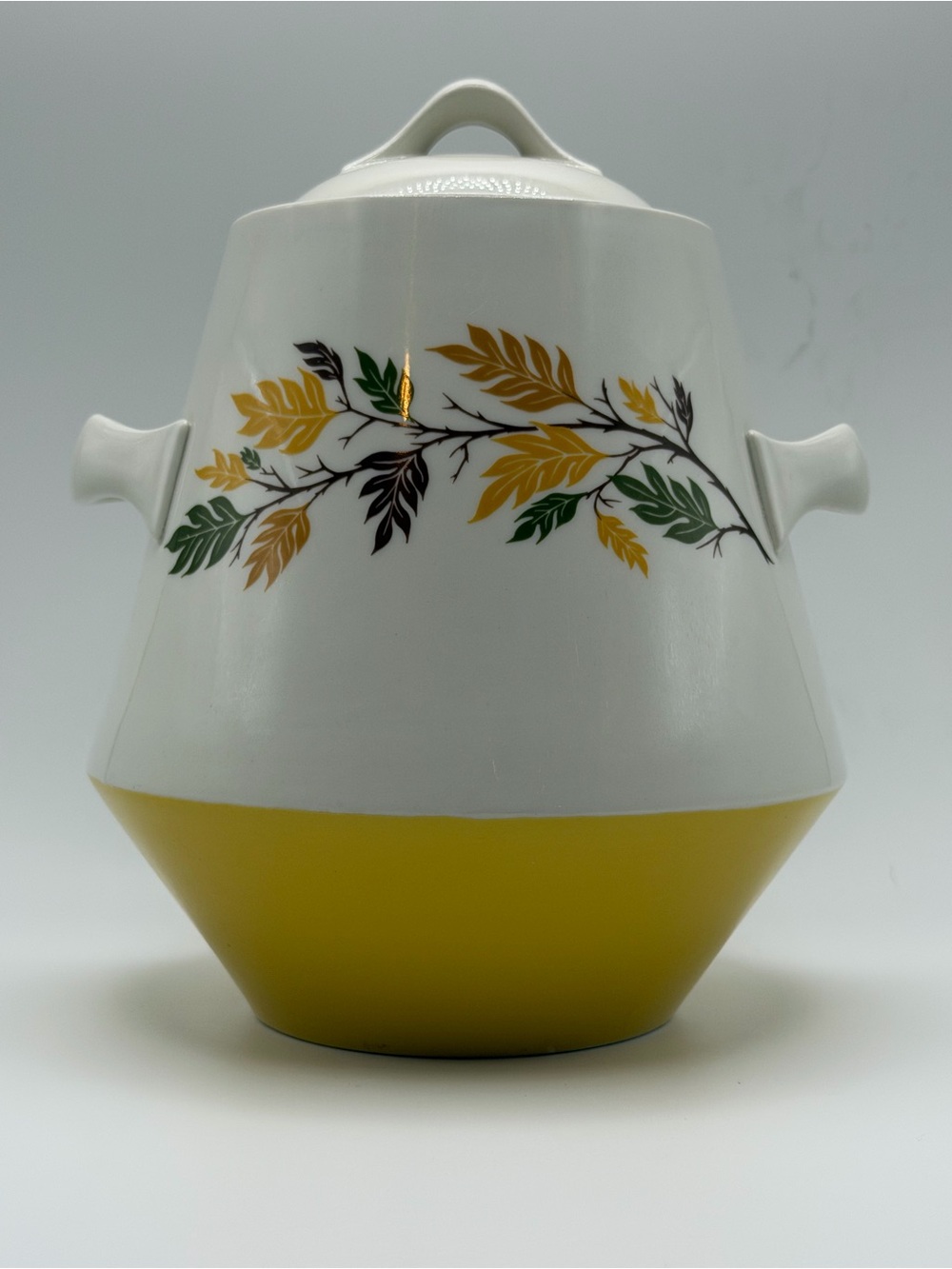 Flare-Ware by Hall China Autumn Leaf Canister